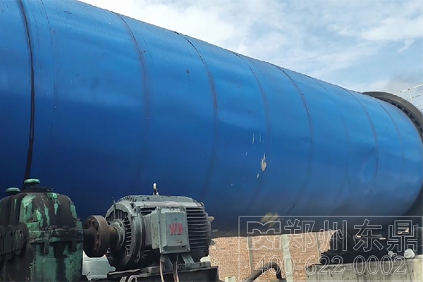 山西朔州1000吨煤泥烘干机项目试机运行实拍现场