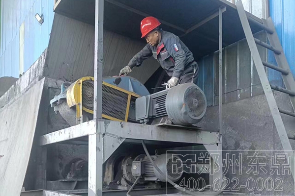 内蒙古煤泥烘干机托管项目现场