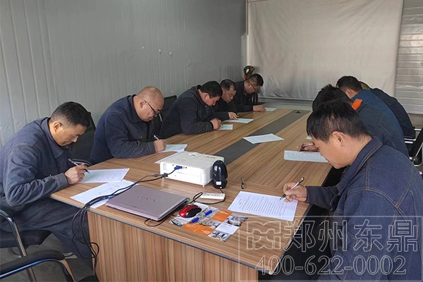 东鼎干燥厂家3月安全技能培训工作现场