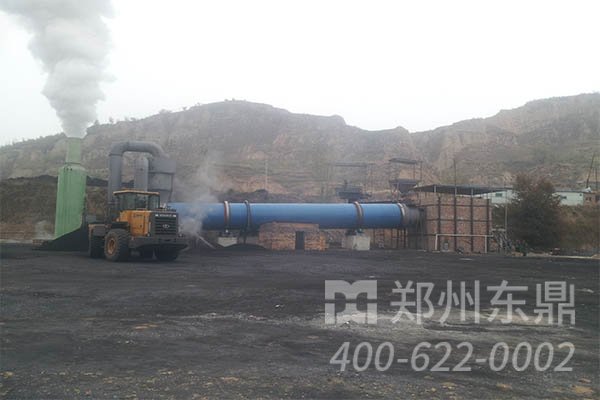陕西宝鸡1000吨煤泥烘干机项目投产运行