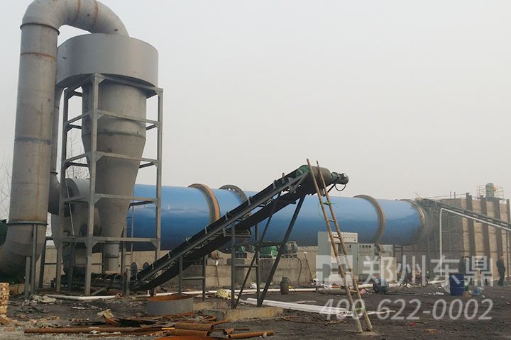 江苏1200吨煤泥烘干设备生产线现场