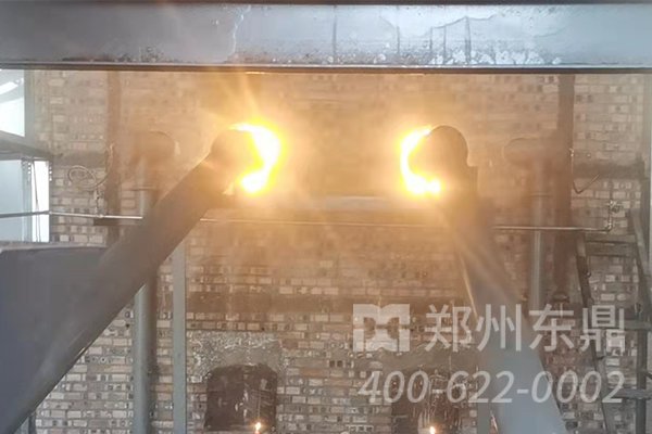 山西宏盛煤泥烘干机试机现场