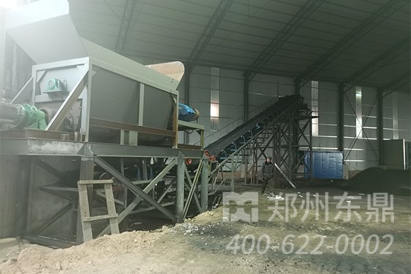山西朔州煤泥烘干机生产线试机现场实拍