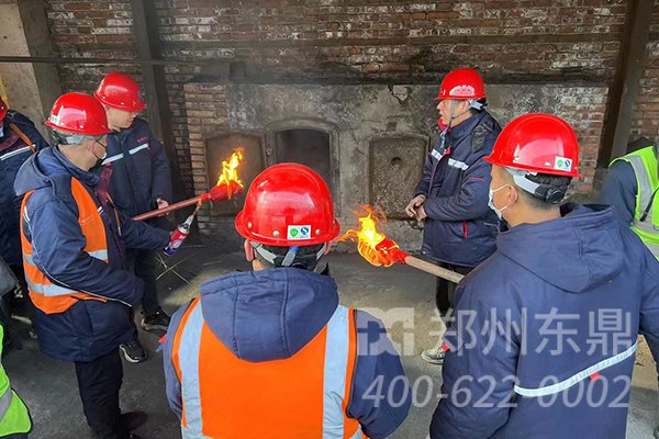 内蒙古鄂尔多斯煤泥烘干机设备点火仪式现场实拍