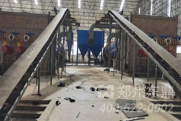 山西煤泥烘干机设备施工进入尾声